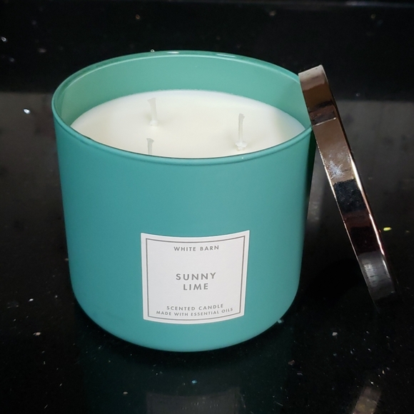 Bath & Body Works Other - BBW 3 Wick Candle-Sunny Lime